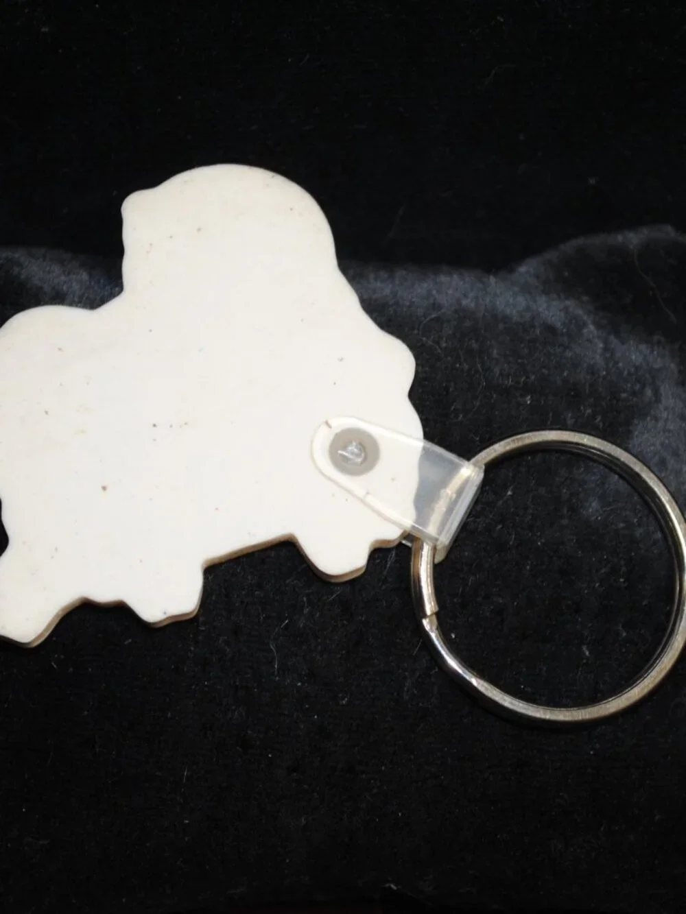 Lloyd's Barbeque Company Pig Mascot Rubber Keychain Vintage